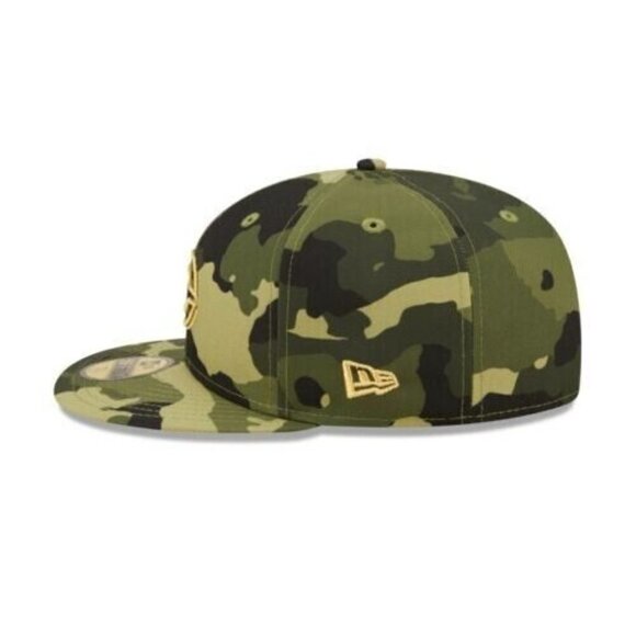 New Era Cincinnati Reds Armed Forces Day 59FIFTY Fitted Hat Camo Size 7 3/8 - Picture 5 of 7